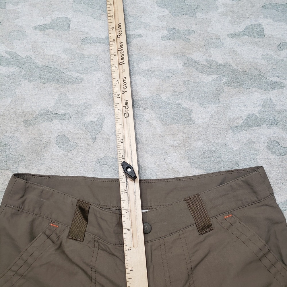 Columbia Shorts Womens 8 Green Outdoors Hiking Trail Camp Travel Cargo Pockets‎ - Picture 4 of 7